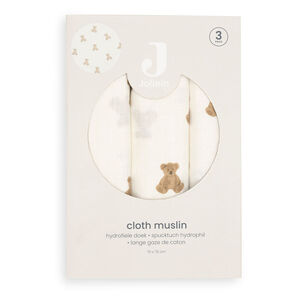 Set van 3 Tetradoeken Hyrdofiel 70x70cm Mini Teddy Bear 