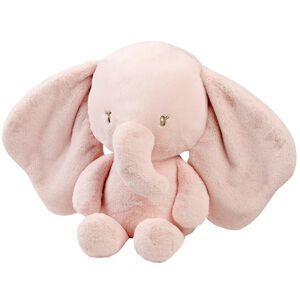 Peluche éléphant maxi - Fanfan -Rose - 60 cm 