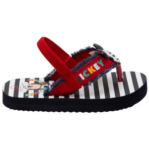 Teenslippers met badge en print Mickey Disney 