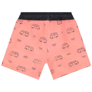Short van microvezel met Vans-print voor jongen 