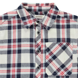 Lange mouwen geruite flanellen shirt jongens 