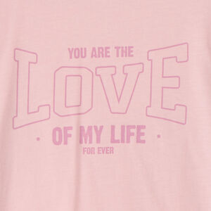 T-shirt met lange mouwen en fantasieprint voor meisjes 