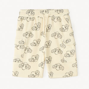 Korte stijl cargo met Le Roi Lion Disney print voor babyjongen 