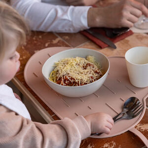 Set de table et Tapis de séchage 2-en-1 Yummy Mat Blush 