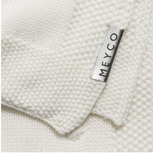 Couverte knots Offwhite - 100x150 cm 