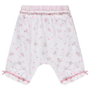 Korte broek van katoen met liberty print 