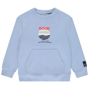 Sweat molleton printé à poche kangourou pour garçon 