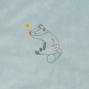 mouwloze fluwelen slaapzak 6-24M TOG 2,5 Felix & Leo blauw 