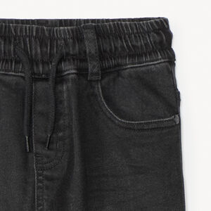 Jeansjogger met jersey voering voor jongens 