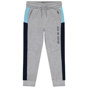 Jogging fleece met contrasterende inzetstukken voor jongen 