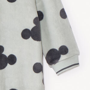 Pyjama topper in lichtgroen sherpa met Mickey Disney-print voor babyjongens 
