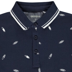 Polo met korte mouwen met fantasieprint voor jongens 