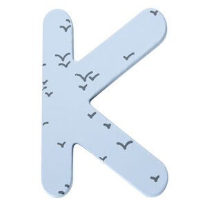 Lettre décorative en bois K 