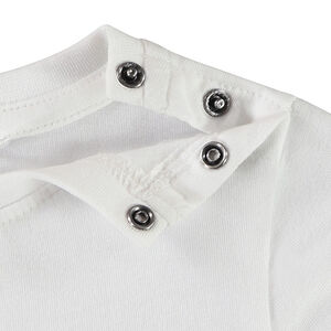 Lange mouwen T-shirt met bericht voor baby jongen 