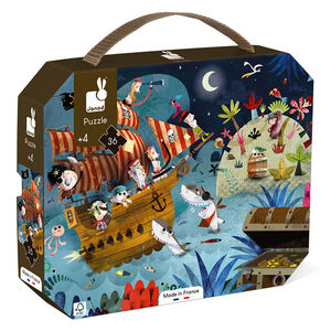 De schattenjacht puzzle 36 stukjes 