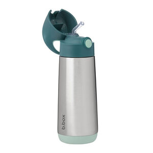 Thermos drinkfles met rietje 500ml Emerald Forest 