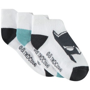 Lot de 3 paires de chaussettes courtes Batman Warner pour garçon 