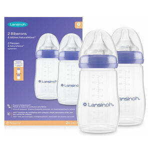 Zuigflessen PP NaturalWave – 2 STKS – 240 ml 