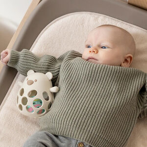 Hochet Ours avec balle - Silicone - Argile 