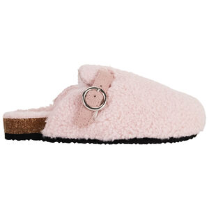 Chaussons en fausse fourrure style sabot pour fille 