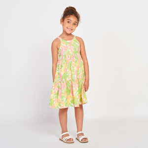 Lange jurk met exotische print voor meisjes 