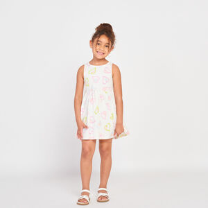 Mouwloze jurk met fantasieprint voor meisjes 