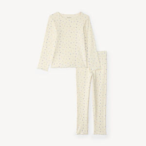 Twee-delig lichtgewicht pyjama set voor meisjes met bloemenprint 