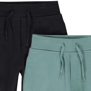 Lot de 2 bermudas unis en maille  
