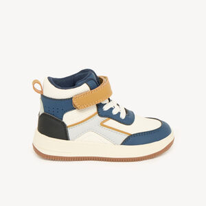 Hoge sneakers voor jongens met veters en klittenband 
