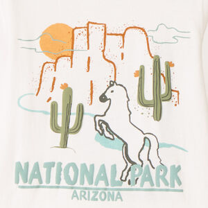 Langarm T-shirt met Arizona-print voor babyjongen 