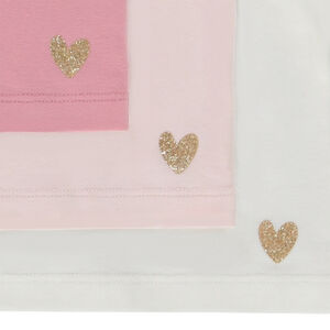 Lot de 3 t-shirts en jersey uni pour bébé fille 