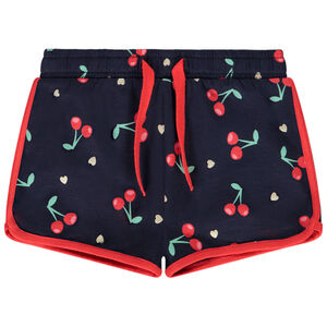 Short in jersey met fantasieprint voor baby meisjes 