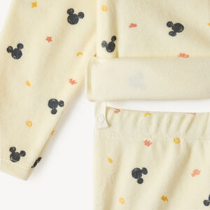 Pyjama set van velours voor babyjongen met Mickey Disney-print (verschillende afwerkingen afhankelijk van de leeftijd) 