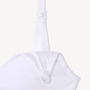 Brassière d'allaitement sans coutures et réglable unie 