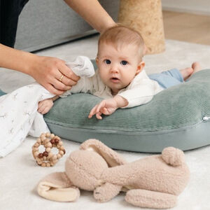 Coussin d'allaitement Softy corduroy vert 