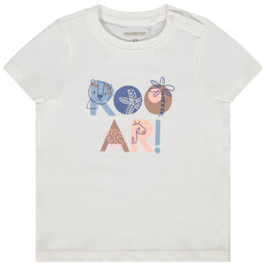 T-shirt manches courtes print Rooar pour bébé garçon 
