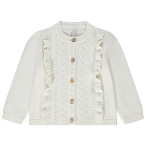 Gilet en tricot fantaisie pour bébé fille 