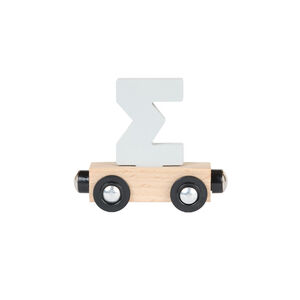 Houten vrachtwagen "SIGMA" - blauw 