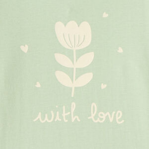 T-shirt manches longues print fantaisie pour bébé fille 