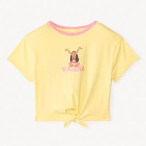 T-shirt met korte mouwen met Vaiana Disney-print voor meisjes 