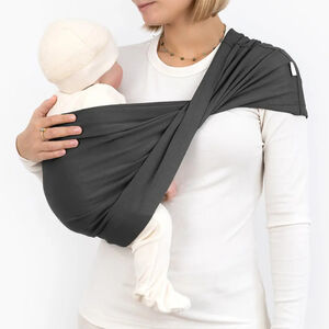 Porte bébé Echarpe Duo -T1- Graphite 