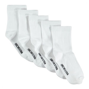 Lot de 5 paires de chaussettes unies 