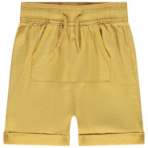 Bermuda van katoen met kangoeroezak voor jongens 