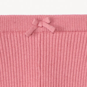 Lang geribbelde legging voor meisjes 