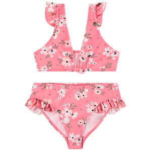 Maillot de bain 2 pièces imprimé sakura fille 