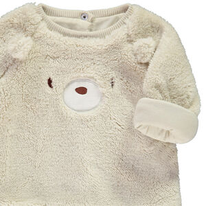 Set van 2 delen met een teddylook in sherpa voor baby