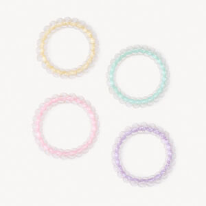 Set van 4 veerhaarbandjes voor meisjes 