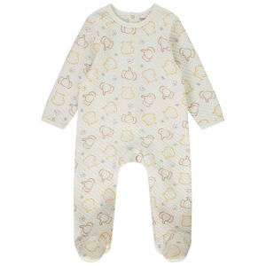 Dors-bien imprimé animaux pour bébé garçon avec ouvertures différentes selon l'âge 