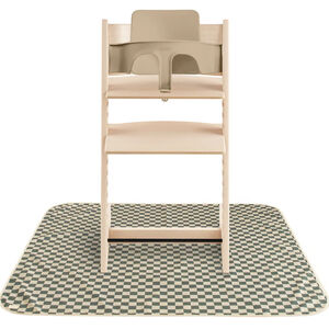 Tapis Anti-éclaboussures Splat pour Chaise haute Olive Check 