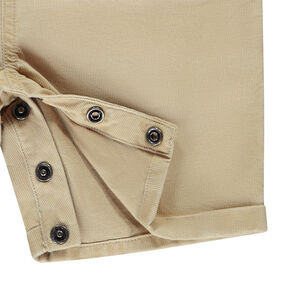Korte effen jumpsuit voor baby jongen 